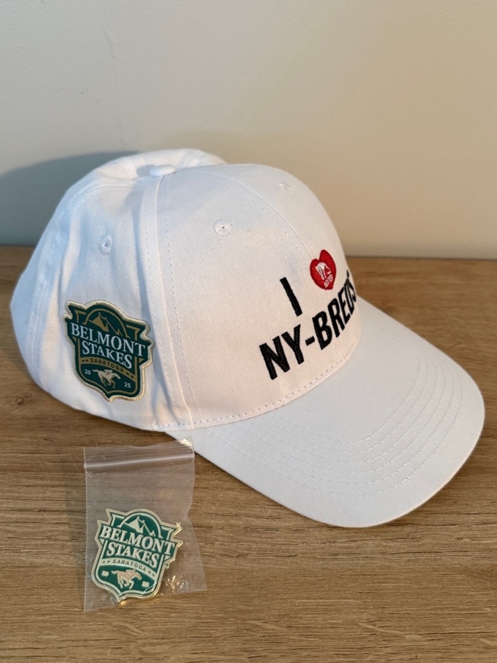 Belmont Stakes Saratoga Hat and Pin